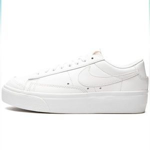 Nike Blazer Low Platform sneakers in white